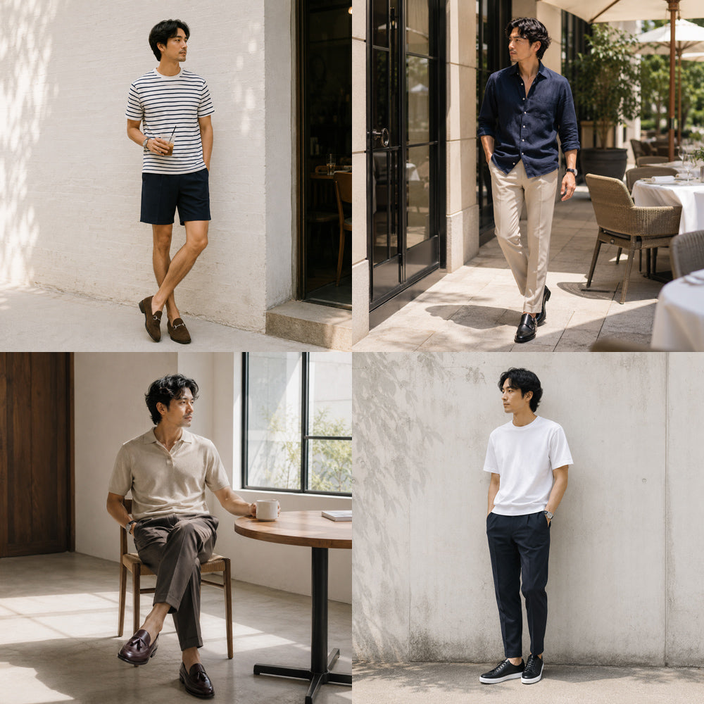 40代・50代メンズの夏コーデ｜楽なのにだらしなく見えない服装とは