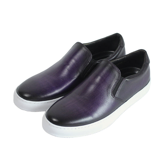 手染め「千手染（パティーヌ）」のスリッポンスニーカー