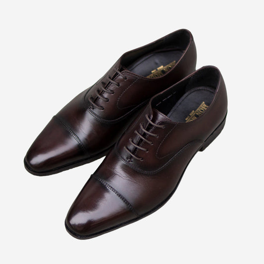 ストレートチップ 革靴 メンズ マッケイ製法|千手染 本革ビジネスシューズ 10カラー