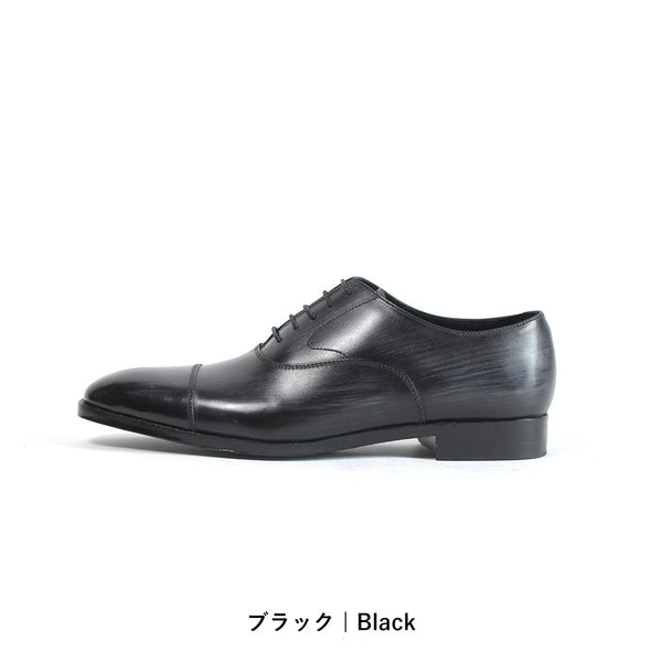 ゆっきー　無印良品 革靴ストレートチップシューズ M 黒 JM-041 ストレートチップ 革靴 メンズ マッケイ製法｜千手染 10カラー