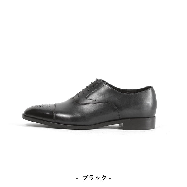 メダリオン 革靴 メンズ マッケイ製法｜千手染 本革ビジネスシューズ 4