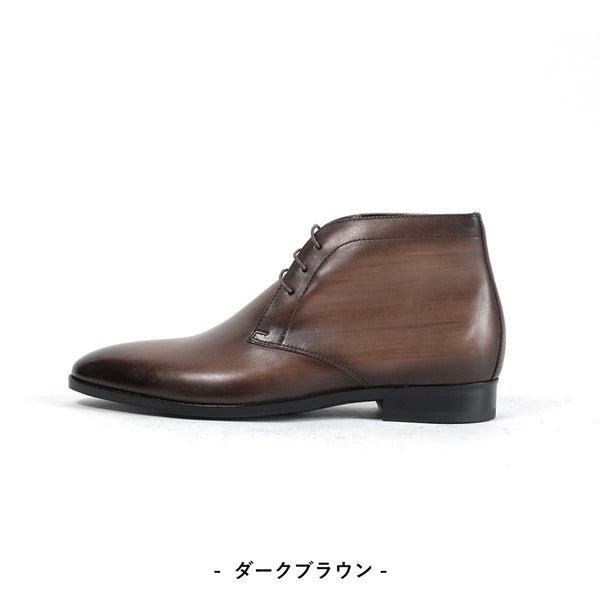 チャッカー 革靴 メンズ マッケイ製法｜千手染 本革ビジネスシューズ 4
