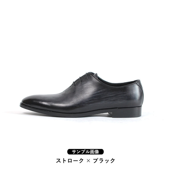 アンドロジナス Androgynous/ビジネスシューズ*41.5*〈黒/BLACK/ブラック〉ホールカット/マッケイ製法/メンズ//men's 菅NO.ZA-01 ホールカット 革靴 メンズ マッケイ製法｜千手染 本革ビジネスシューズ